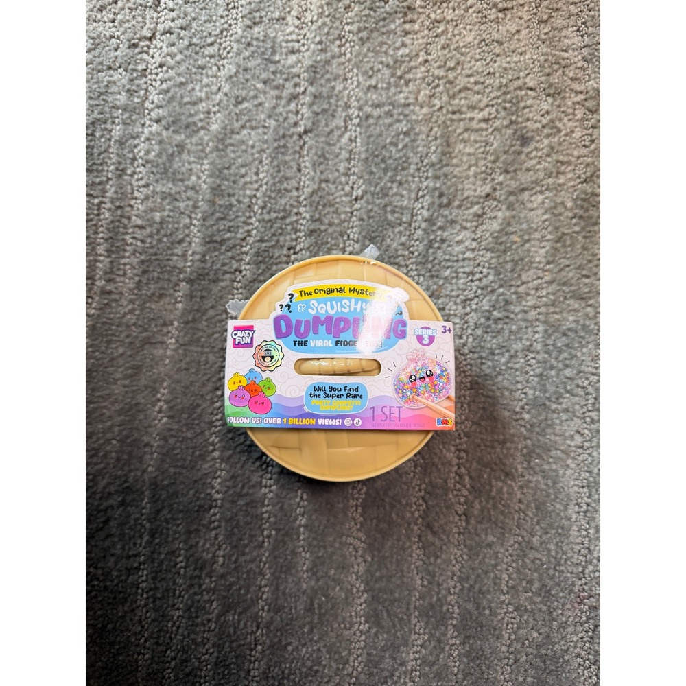 Crazy Fun Original Mystery Squishy Dumpling Series 3 Viral Fidget Toy New Sealed